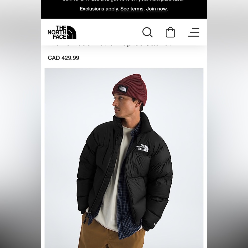 The North Face Men's Dark Puffer Jacket - Picture 13 of 17